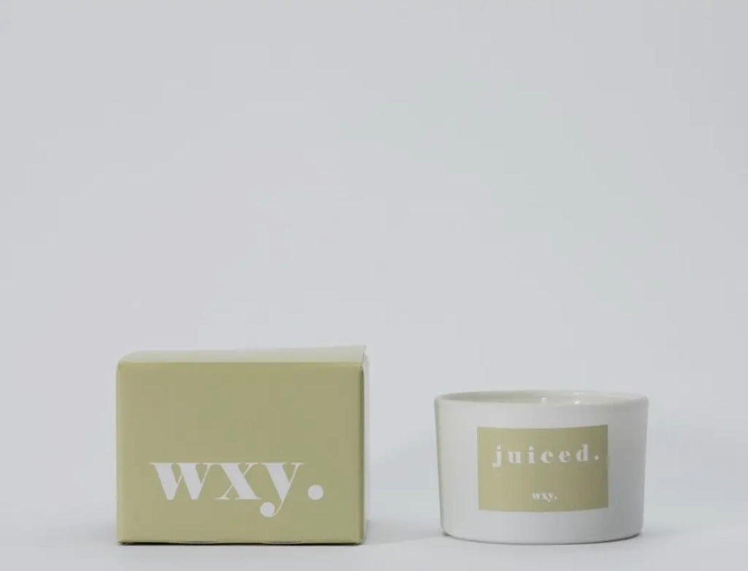 WXY. Juiced 3oz Candle - Lime Avocado + Cucumber Water